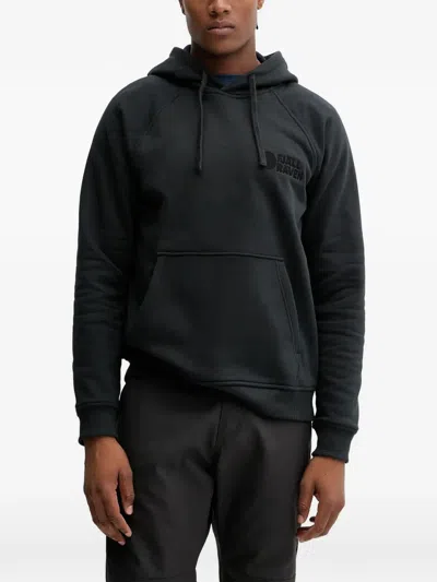 Fjall Raven Logo-detail Hoodie In Black