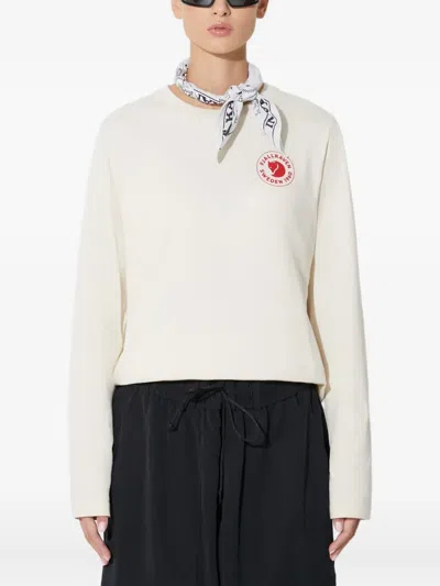 Fjall Raven Logo Long-sleeve T-shirt In White
