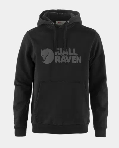 Fjall Raven Logo Mens Hoodie In Black