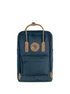 Fjall Raven Logo-patch Backpack In Blue