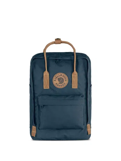Fjall Raven Logo-patch Backpack In Blue