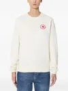 Fjall Raven Logo-patch Sweatshirt In White
