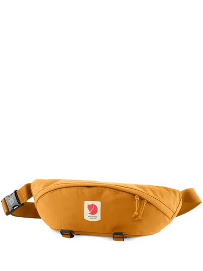 Fjall Raven Medium Logo-patch Belt Bag In Yellow