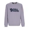 Fjall Raven Men's Crewneck Sweatshirt Logo Sweater Flint Grey In Flint Grey