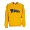 Fjall Raven Logo Mens Sweatshirt In Mustard Yellow