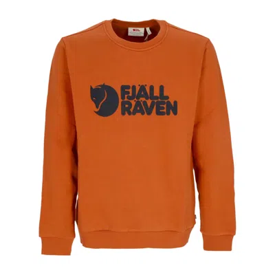 Fjall Raven Men's Crewneck Sweatshirt Logo Sweater Terracotta Brown