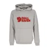 Fjall Raven Men's Hoodie Logo Hoodie Gray Melange In Gray