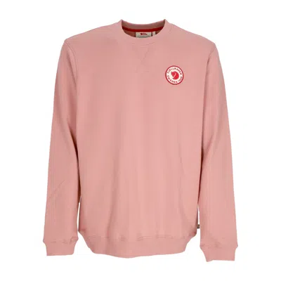 Fjall Raven Men's Lightweight Crewneck Sweatshirt 1960 Logo Badge Sweater Dusty Rose