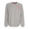 Fjall Raven Men's Lightweight Crewneck Sweatshirt 1960 Logo Badge Sweater Gray Melange In Grey Melange