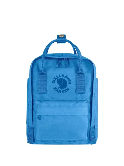 Fjall Raven Mini Kånken Logo-detail Backpack In Blue