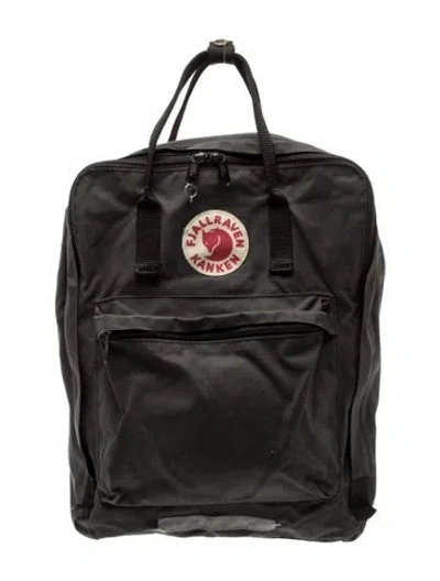 Pre-owned Fjall Raven Nylon Backpack In Black