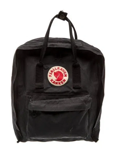 Pre-owned Fjall Raven Nylon Backpack In Black