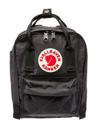 Pre-owned Fjall Raven Nylon Backpack In Black