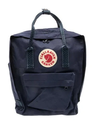 Pre-owned Fjall Raven Nylon Backpack In Blue