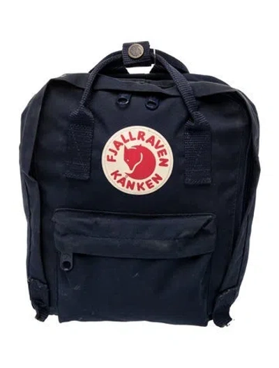 Pre-owned Fjall Raven Nylon Backpack In Blue