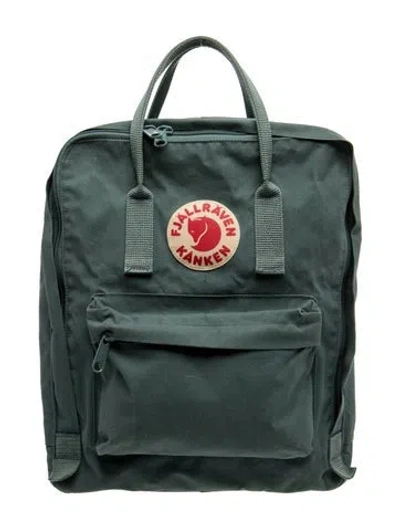Pre-owned Fjall Raven Nylon Backpack In Blue