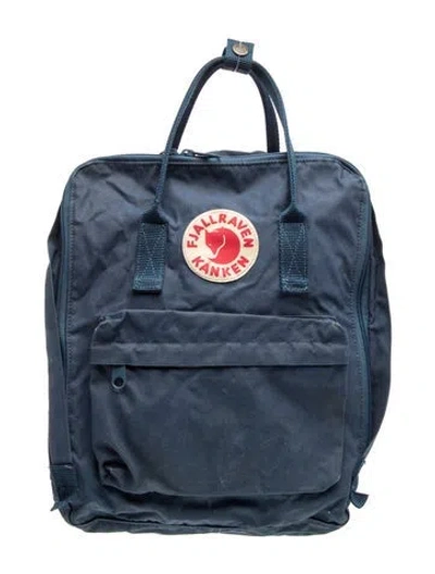 Pre-owned Fjall Raven Nylon Backpack In Blue