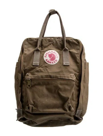 Pre-owned Fjall Raven Nylon Backpack In Brown