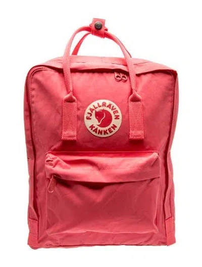 Pre-owned Fjall Raven Nylon Backpack In Burgundy