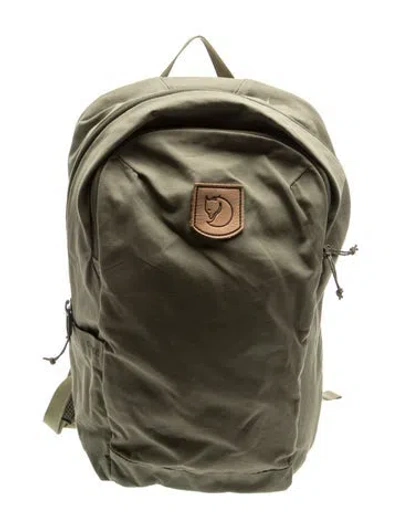 Pre-owned Fjall Raven Nylon Backpack In Green