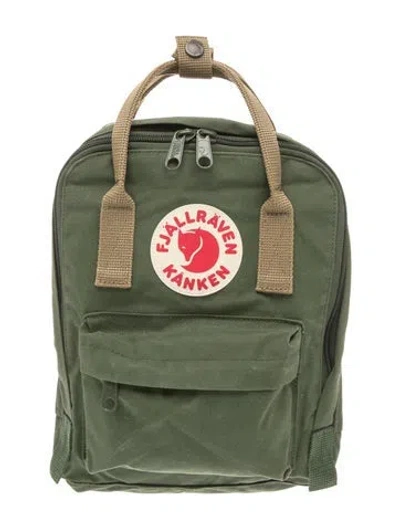 Pre-owned Fjall Raven Nylon Backpack In Green