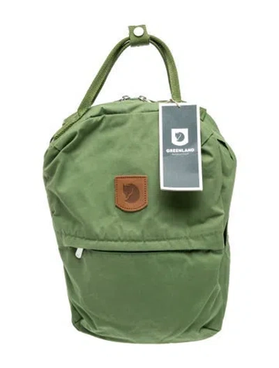 Pre-owned Fjall Raven Nylon Backpack In Green