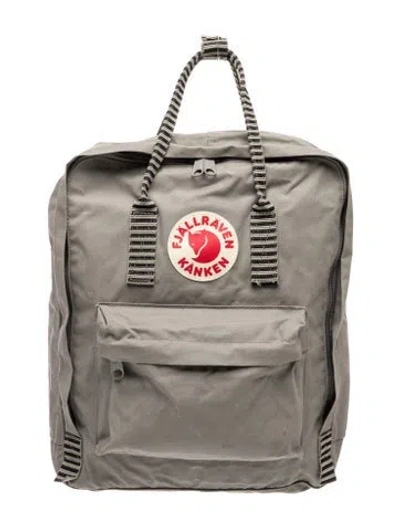 Pre-owned Fjall Raven Nylon Backpack In Grey
