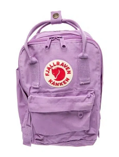 Pre-owned Fjall Raven Nylon Backpack In Purple