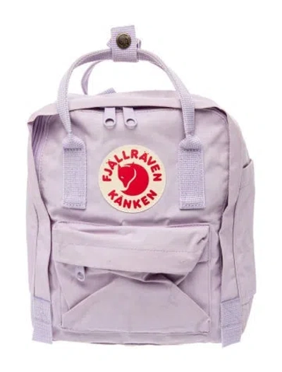 Pre-owned Fjall Raven Nylon Backpack In Purple