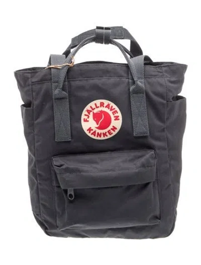 Pre-owned Fjall Raven Nylon Backpack W/ Tags In Gray