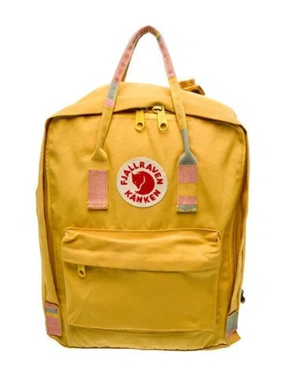 Pre-owned Fjall Raven Nylon Backpack In Yellow