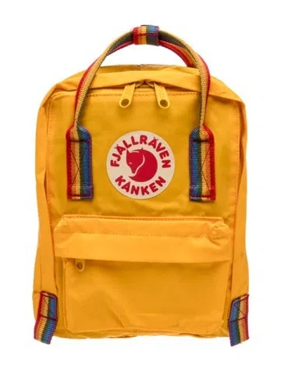 Pre-owned Fjall Raven Nylon Backpack In Yellow
