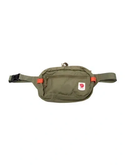 Pre-owned Fjall Raven Nylon Belt Bag In Green