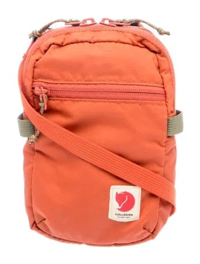 Pre-owned Fjall Raven Nylon Crossbody Bag In Orange