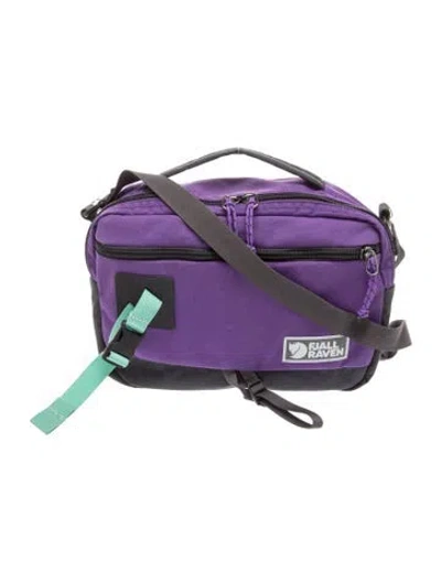 Pre-owned Fjall Raven Nylon Crossbody Bag In Purple