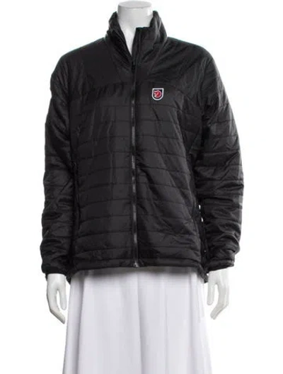 Pre-owned Fjall Raven Nylon Down Jacket In Black