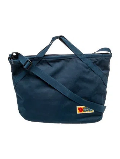 Pre-owned Fjall Raven Nylon Tote In Blue