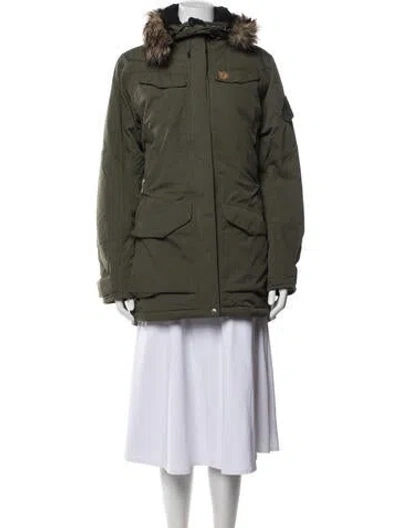 Pre-owned Fjall Raven Nylon Utility Jacket In Green