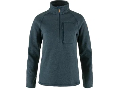 Fjall Raven Ovik Fleece 1/2 Zip In Blue