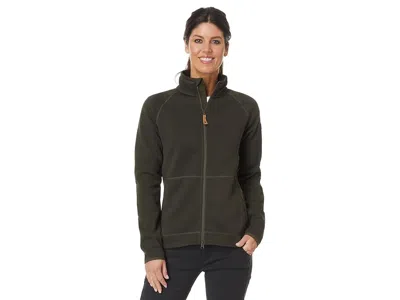 Fjall Raven Ovik Fleece Zip Sweater In Green