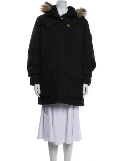 Pre-owned Fjall Raven Parka In Black