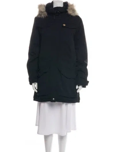 Pre-owned Fjall Raven Parka In Black