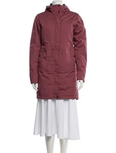 Pre-owned Fjall Raven Parka In Burgundy