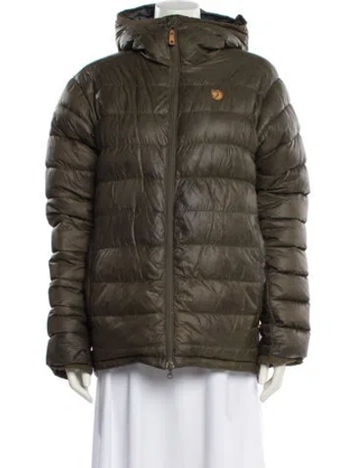 Pre-owned Fjall Raven Parka In Green