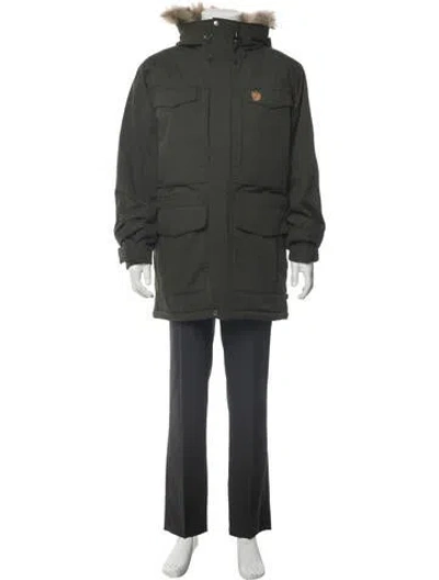 Pre-owned Fjall Raven Parka In Green