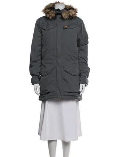 Pre-owned Fjall Raven Parka In Grey