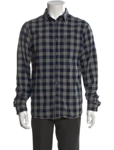 Pre-owned Fjall Raven Plaid Print Long Sleeve Shirt In Multi