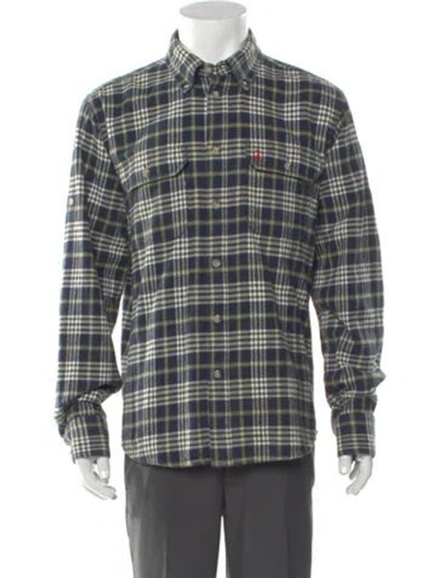 Pre-owned Fjall Raven Plaid Print Long Sleeve Shirt In Multi