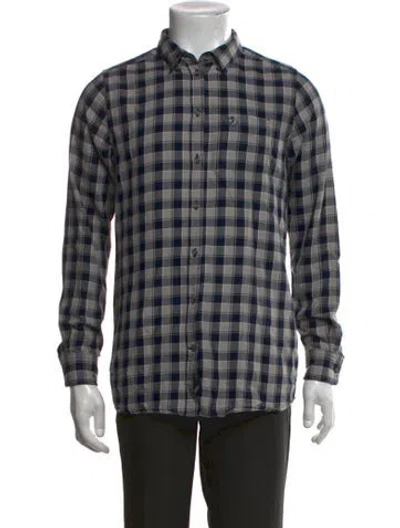 Pre-owned Fjall Raven Plaid Print Long Sleeve Shirt In Multicolor