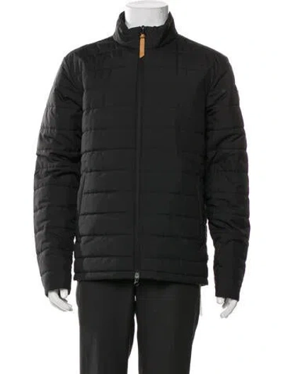 Pre-owned Fjall Raven Puffer Coat In Black